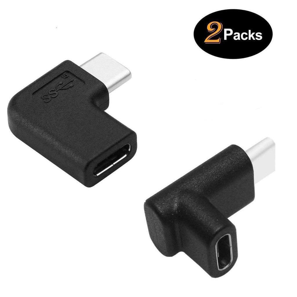 Adaptateur USB Vers USB-C Angle Droit 90° - USB 3.0 A Mâle Vers USB-C Femelle - Neuf