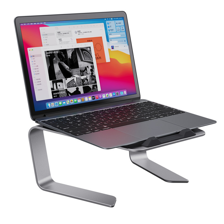 Laptop Stand, Aluminum Computer Riser, Ergonomic Detachable Portable