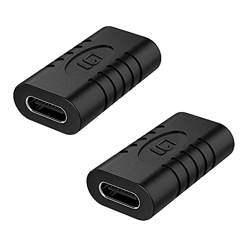 USB C Coupler, Female to Female Adapter [2 Pack] USB-C Type C USB 3.1 Extender [Fast Charging]