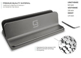 Vertical Laptop Stand [Adjustable] Desktop Aluminum Compact Fit All Sizes - Space Gray - GodSpin