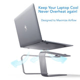 Laptop Stand,  Aluminum Computer Riser, Ergonomic Detachable Portable - GodSpin