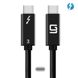 Thunderbolt 3 Cable [Intel Certified]  Superspeed (40Gbps) 2.6ft - GodSpin