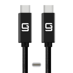 USB-C to USB-C Cable (10Gbps) Nylon Braided, Fast Charging, Dual 4K, 100W (10ft/3M)