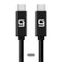 USB-C to USB-C Cable (20Gbps) Nylon Braided, Fast Charging, Dual 4K, 100W (1.6t/0.5M) - GodSpin