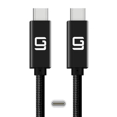 USB-C to USB-C Cable (40Gbps) USB4 Nylon Braided, Fast Charging, Dual 4K, 100W (1.6t/0.5M)