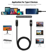 Thunderbolt 3 Cable [Intel Certified]  Superspeed (40Gbps) 2.6ft - GodSpin