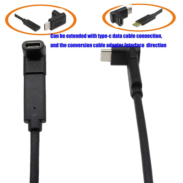 USB C Angle Adapter [2 Pack] Upward/Downward - GodSpin