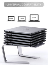 Laptop Stand,  Aluminum Computer Riser, Ergonomic Detachable Portable - GodSpin